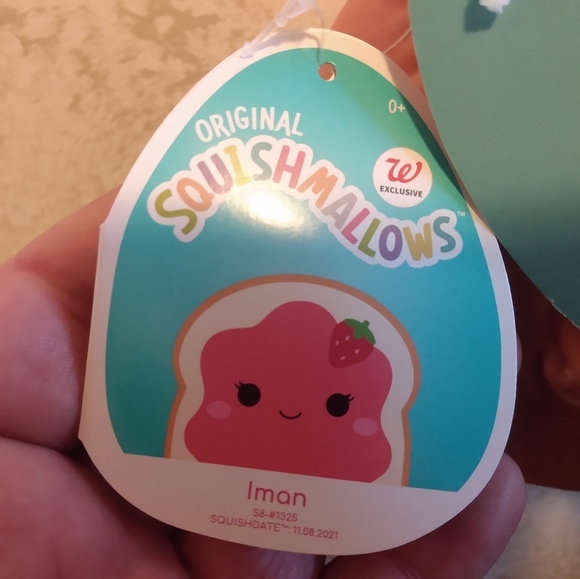 Squishmallows Accents Squishmallow Brizby Iman Peanut Butter Jelly